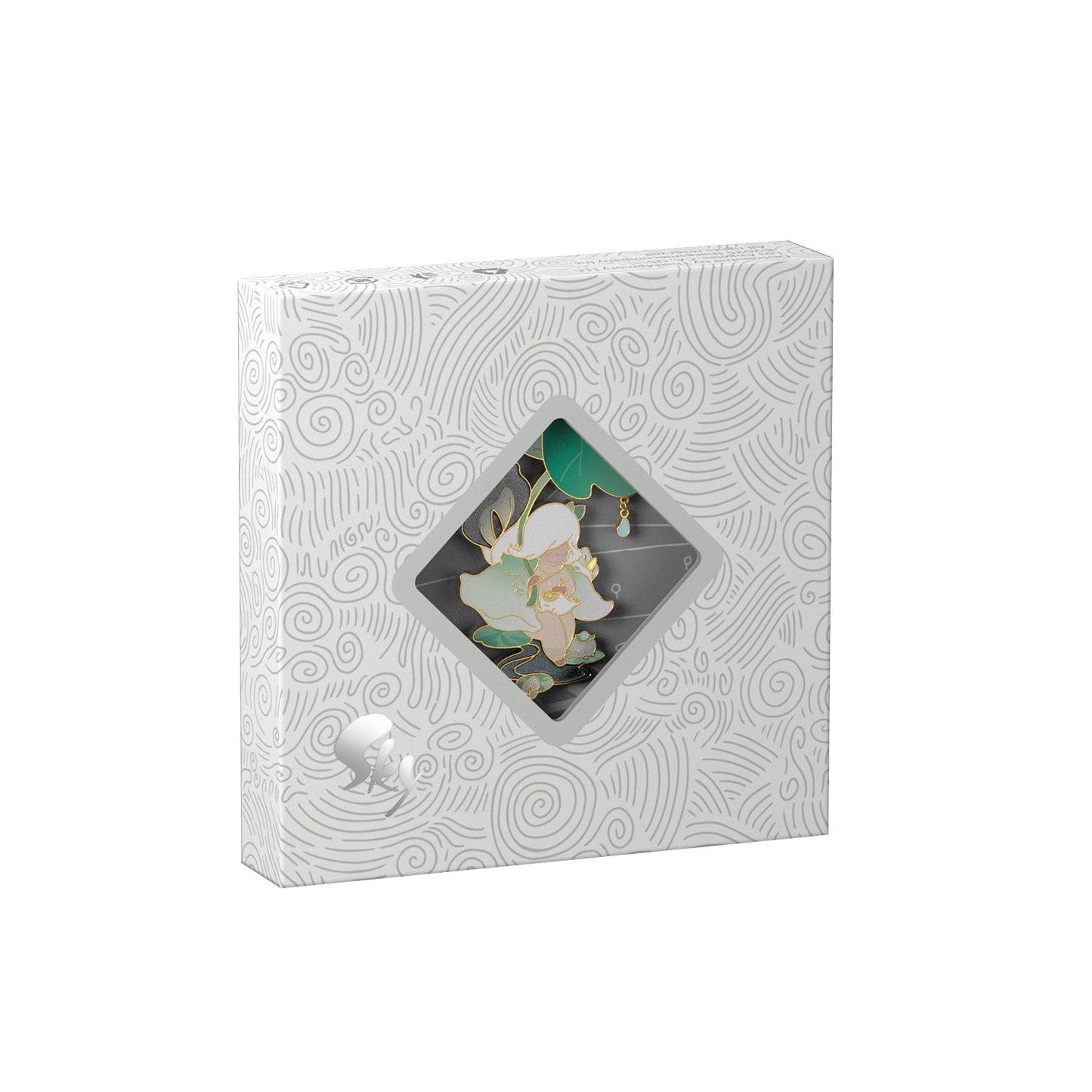 马蹄莲花憩徽章