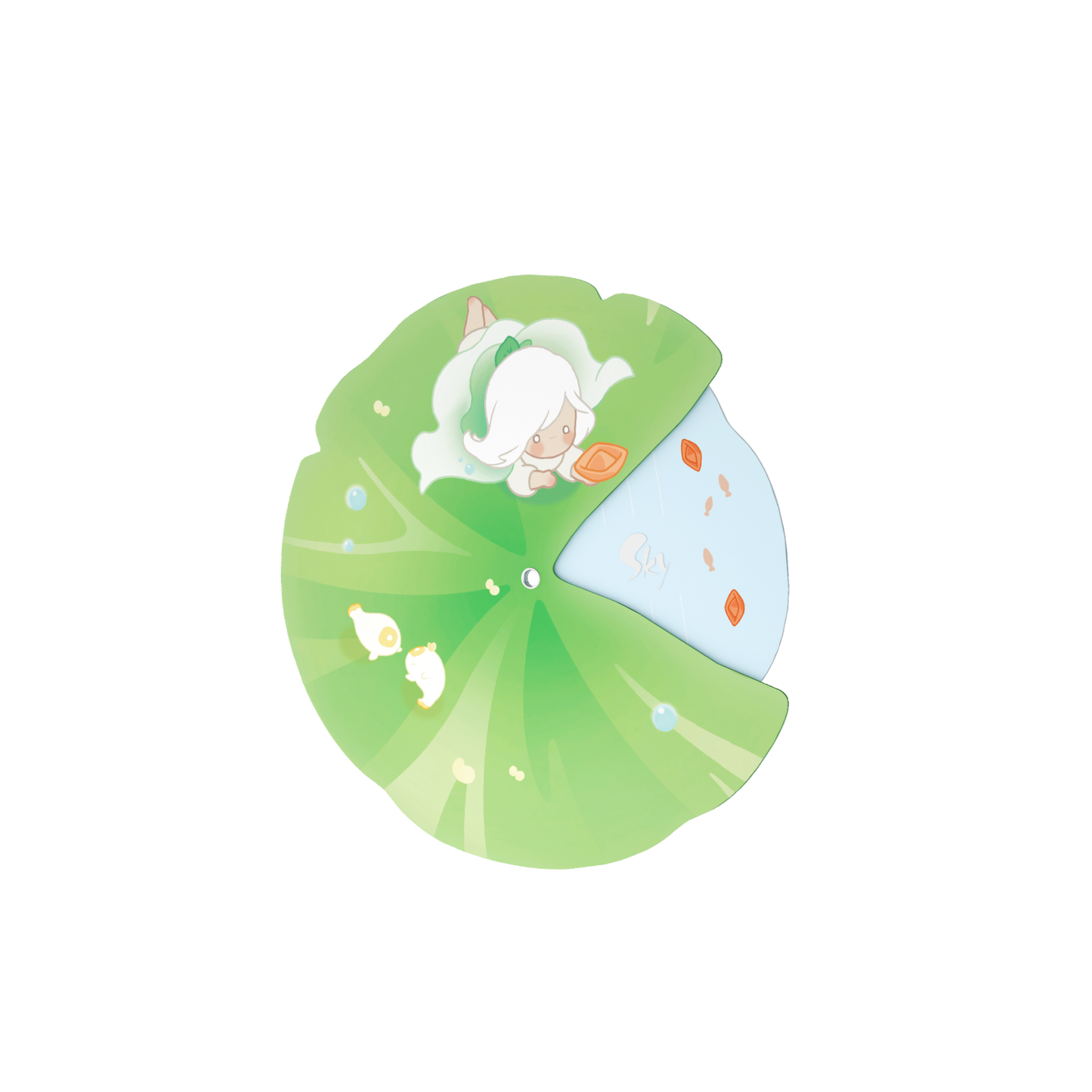 Sky旋转荷叶收藏卡