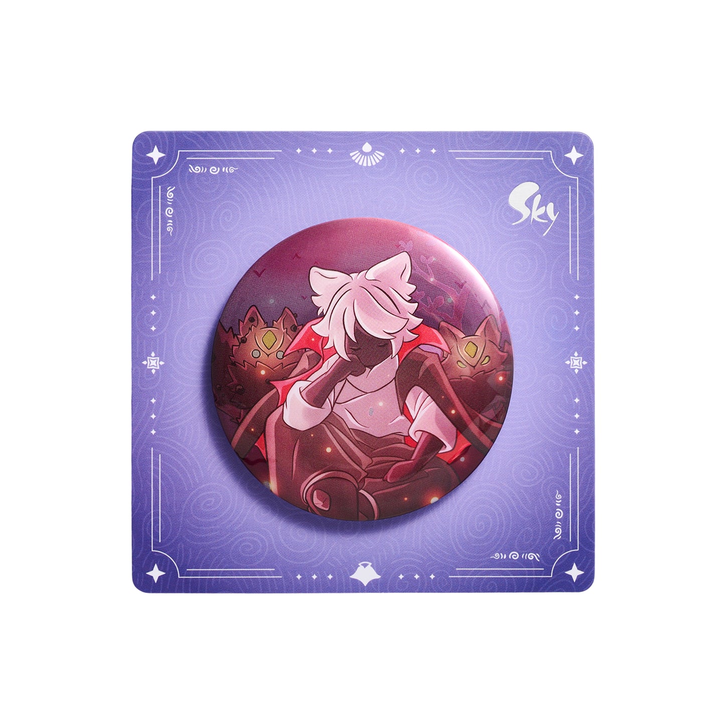 光遇马口铁徽章 - 恶作剧猫耳