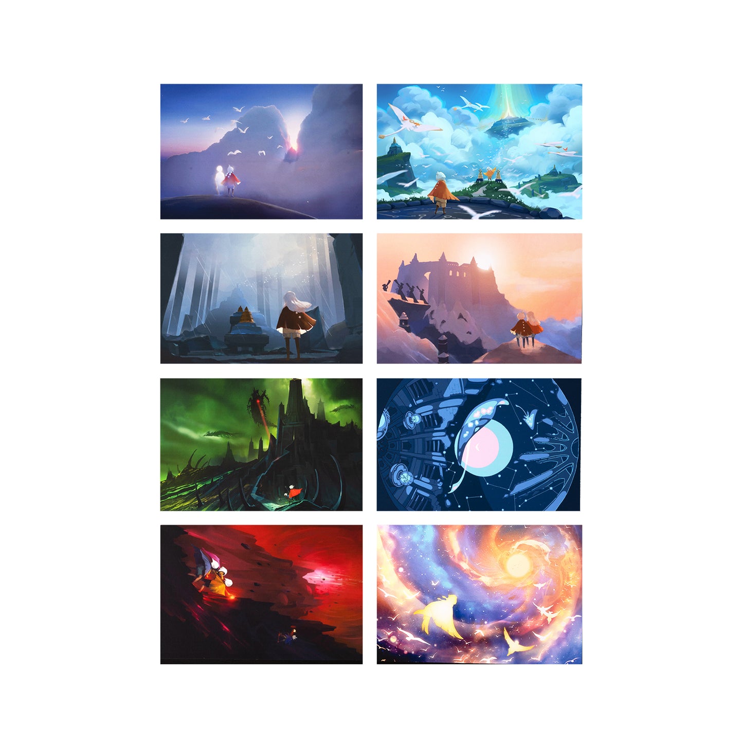 《光·遇》美术设定集:《The Art of Sky》