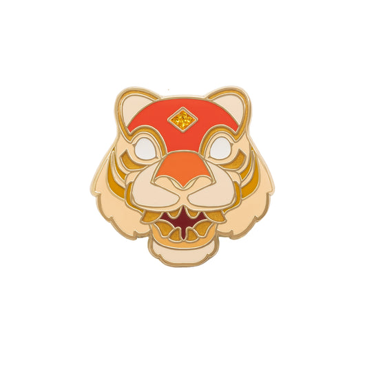 福虎面具徽章