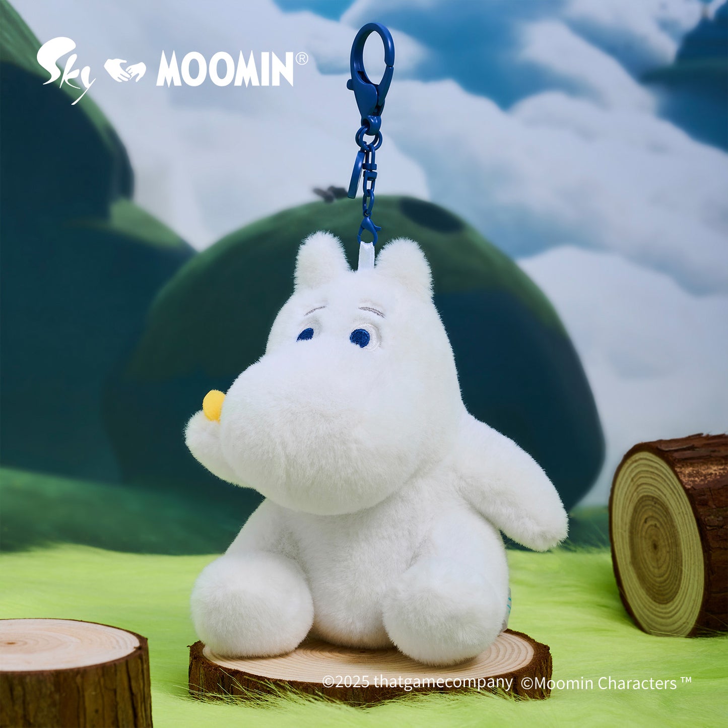 Sky x Moomin 毛绒钥匙扣挂饰