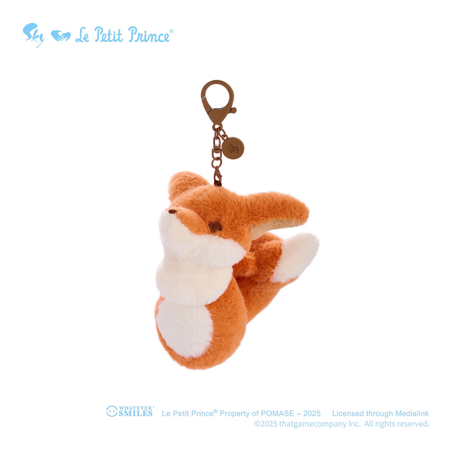 Sky x Le Petit Prince 毛绒别针钥匙扣挂饰 - 狐狸