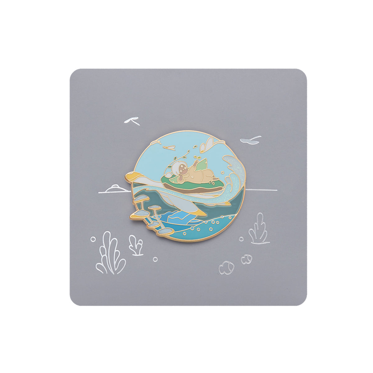 自然海龟徽章