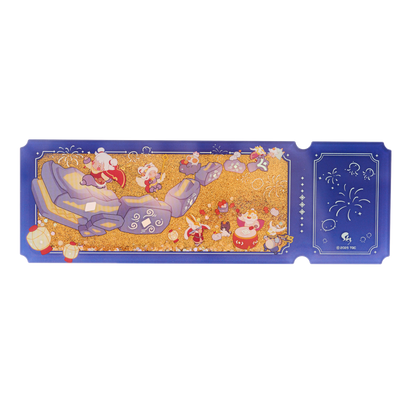 亚克力流沙票根 - 共迎新禧