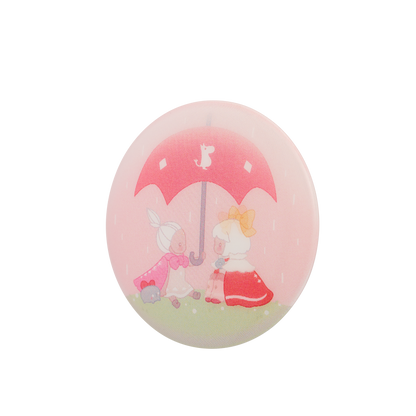 Sky x Moomin 光栅纽扣徽章