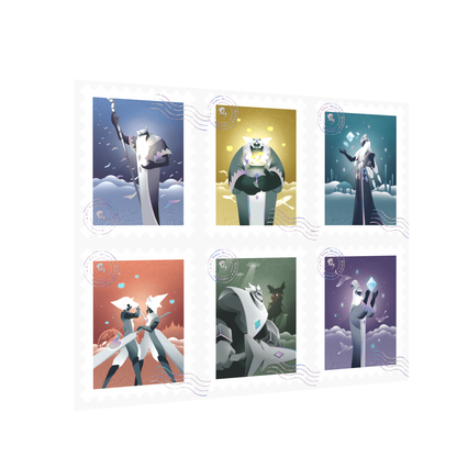 Sky邮票贴纸 - 先祖