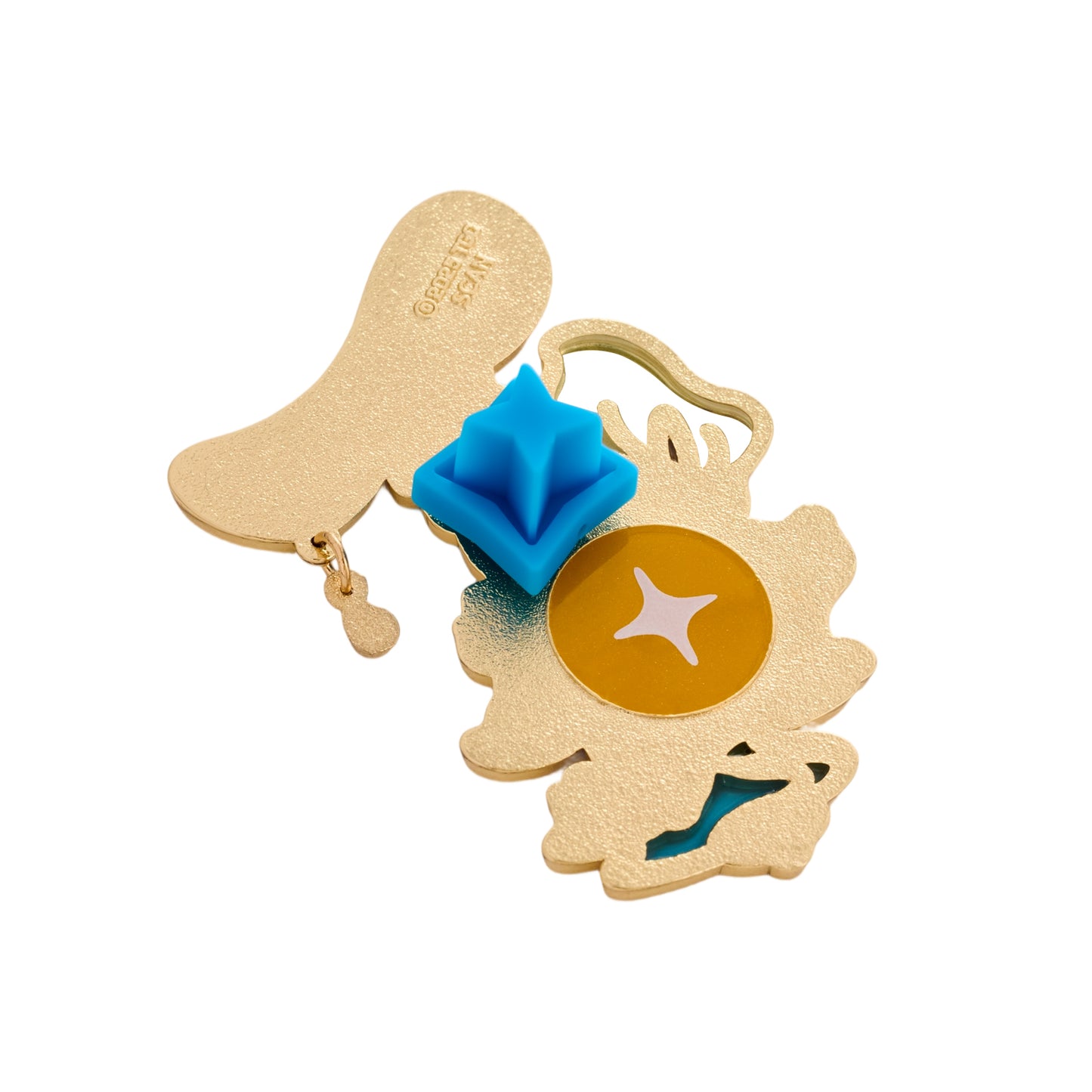 马蹄莲花憩徽章