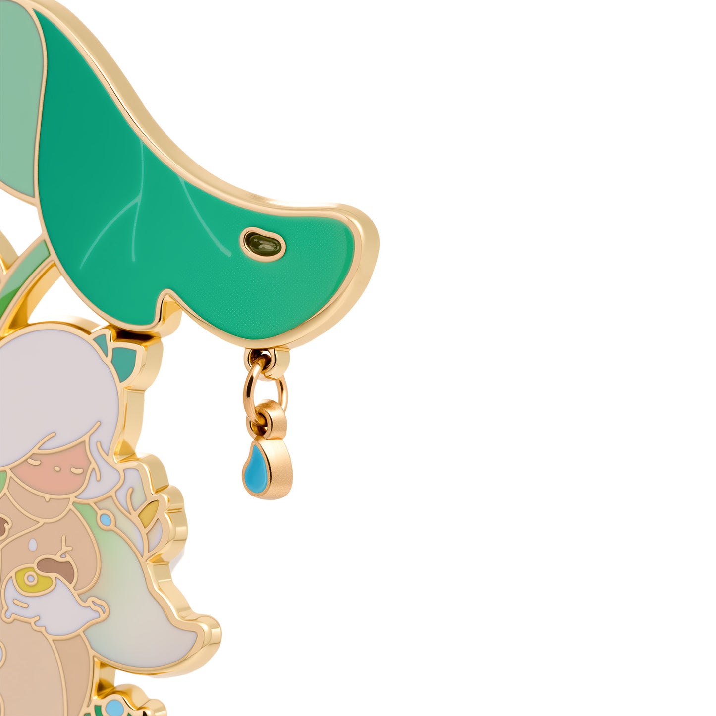 马蹄莲花憩徽章