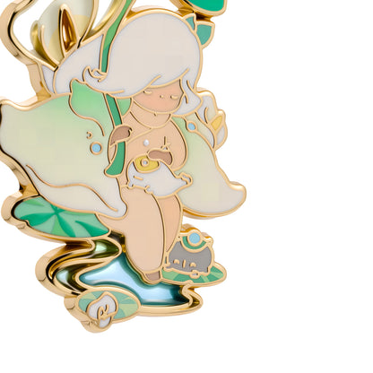 马蹄莲花憩徽章