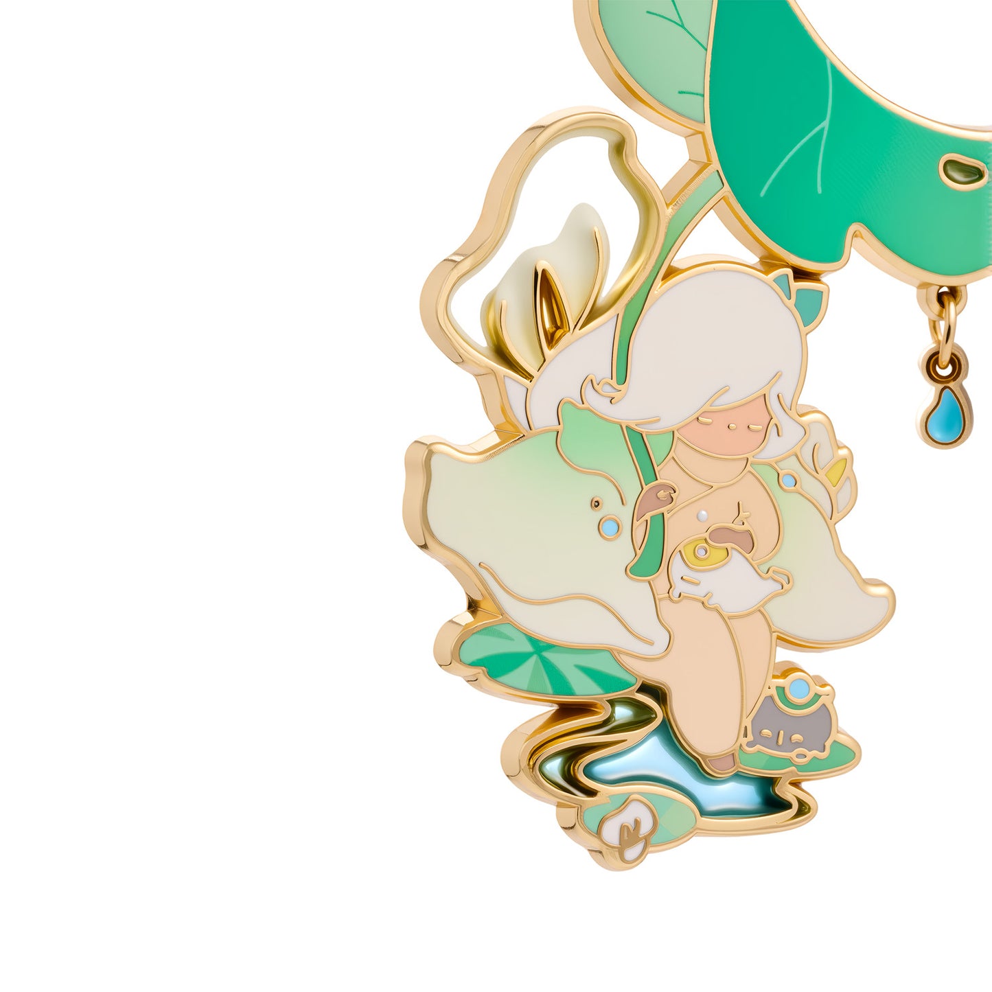 马蹄莲花憩徽章