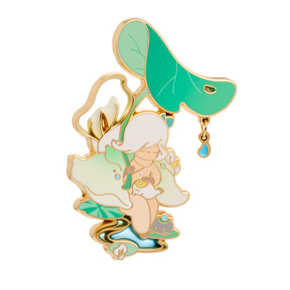 马蹄莲花憩徽章