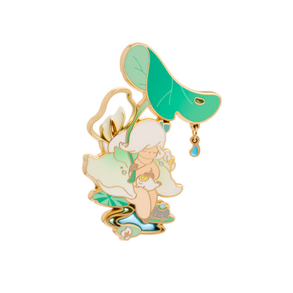 马蹄莲花憩徽章