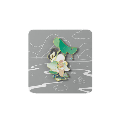 马蹄莲花憩徽章