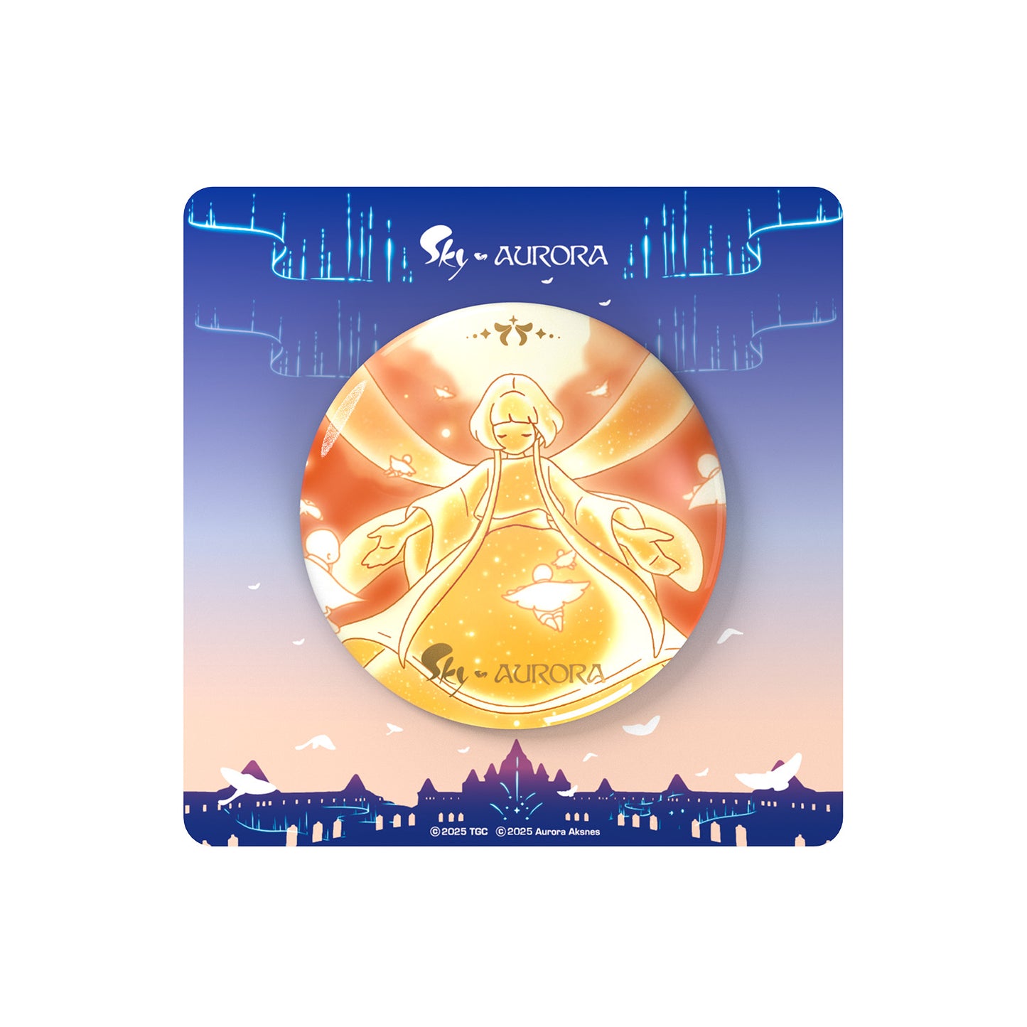 Sky x AURORA 纽扣徽章 I