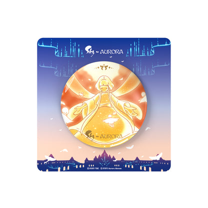 Sky x AURORA 纽扣徽章 I