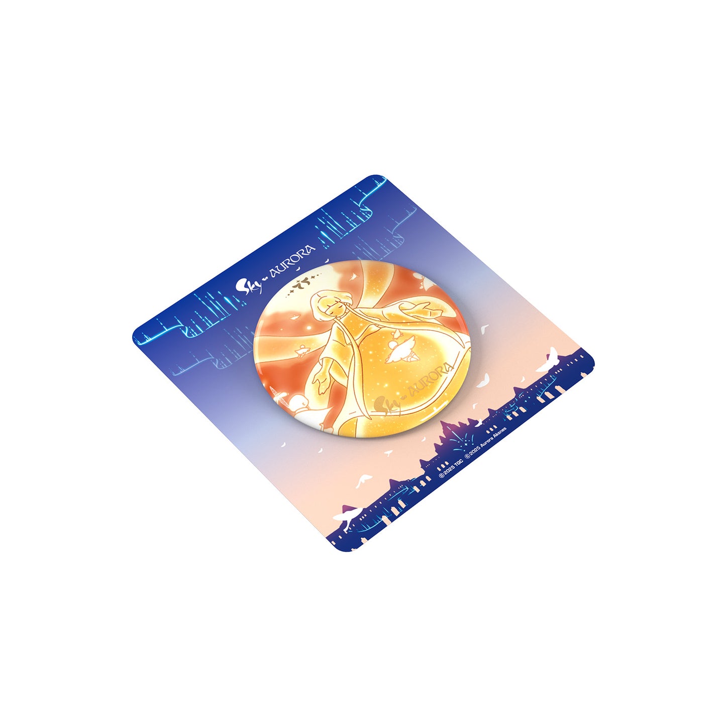 Sky x AURORA 纽扣徽章 I