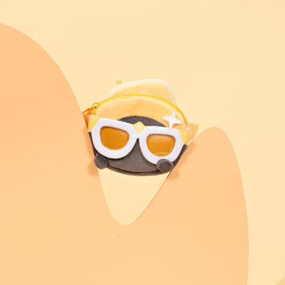 日浴螃蟹毛绒斜挎包