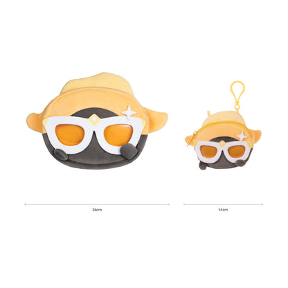 日浴螃蟹毛绒两用包