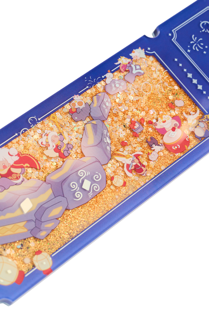 亚克力流沙票根 - 共迎新禧