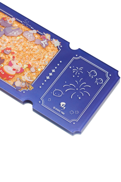 亚克力流沙票根 - 共迎新禧