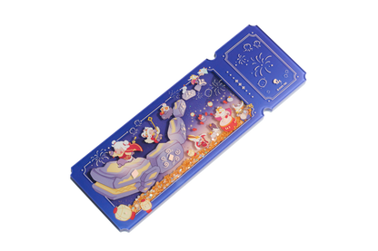 亚克力流沙票根 - 共迎新禧