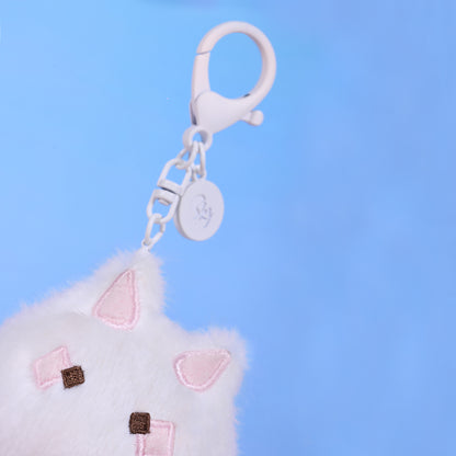 兔子毛绒钥匙扣挂饰