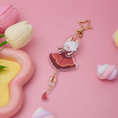 光遇亚克力可晃钥匙扣 - 祥兔面具