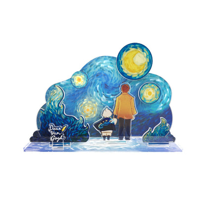 光遇可旋转亚克力立牌夹 - 星空