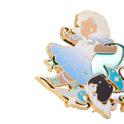 星星步尘魔法徽章