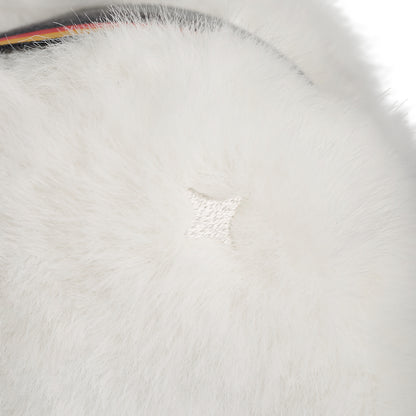 熊抱雪人毛绒钥匙扣挂饰