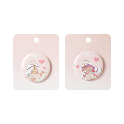 Sky发型纽扣徽章