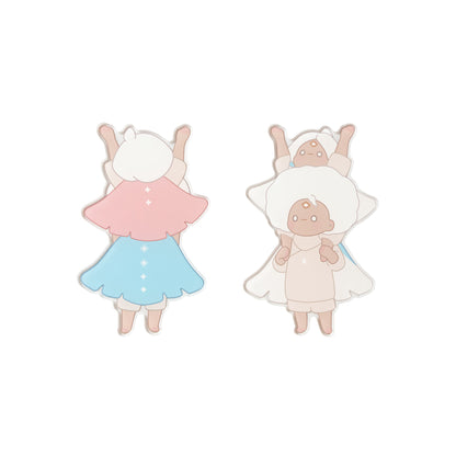 友情亚克力贴纸 - 背背