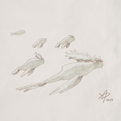 “水天一色”帆布包